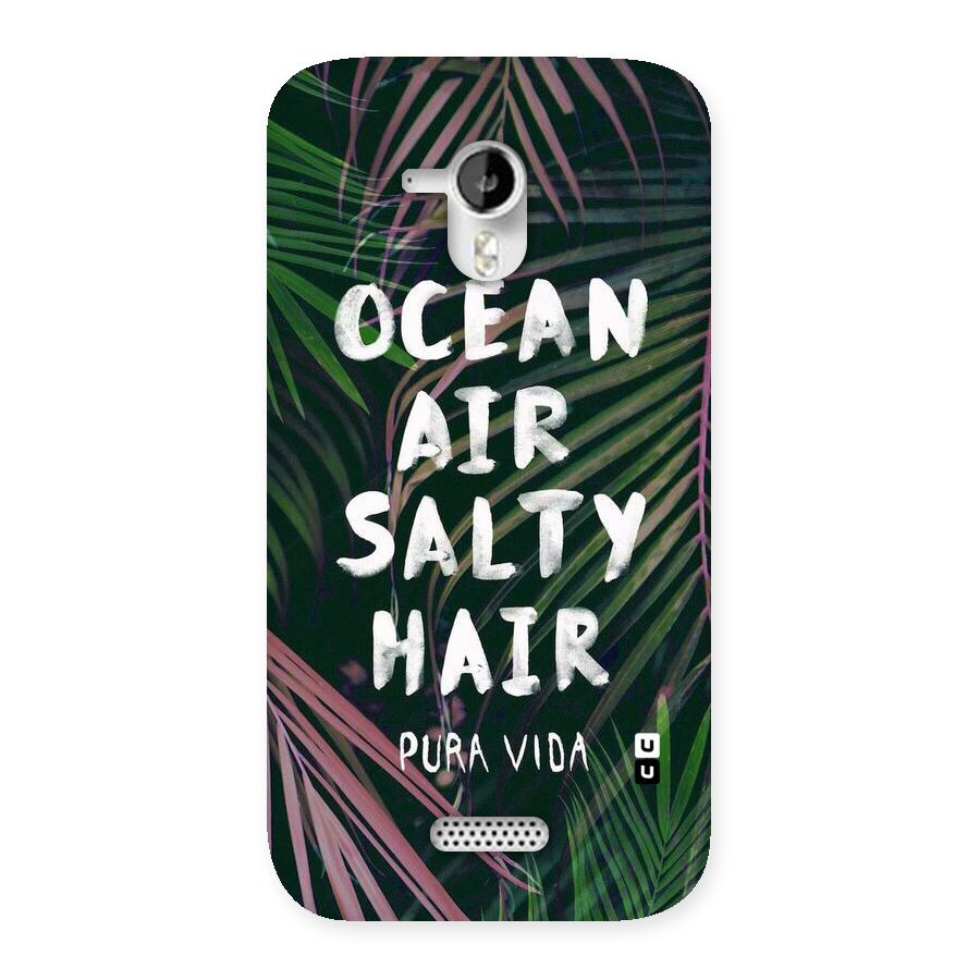 Salty Hair Back Case for Micromax Canvas HD A116