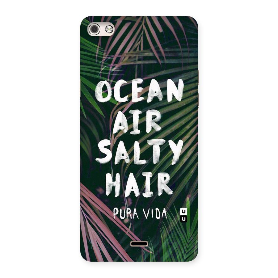 Salty Hair Back Case for Micromax Canvas Silver 5