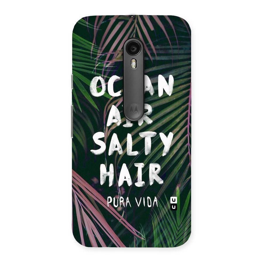 Salty Hair Back Case for Moto G Turbo