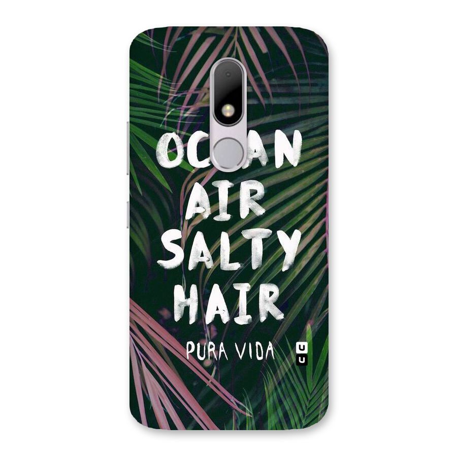 Salty Hair Back Case for Moto M