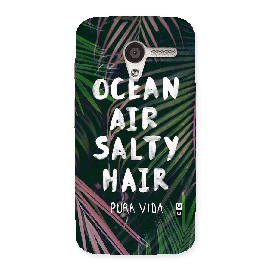 Salty Hair Back Case for Moto X