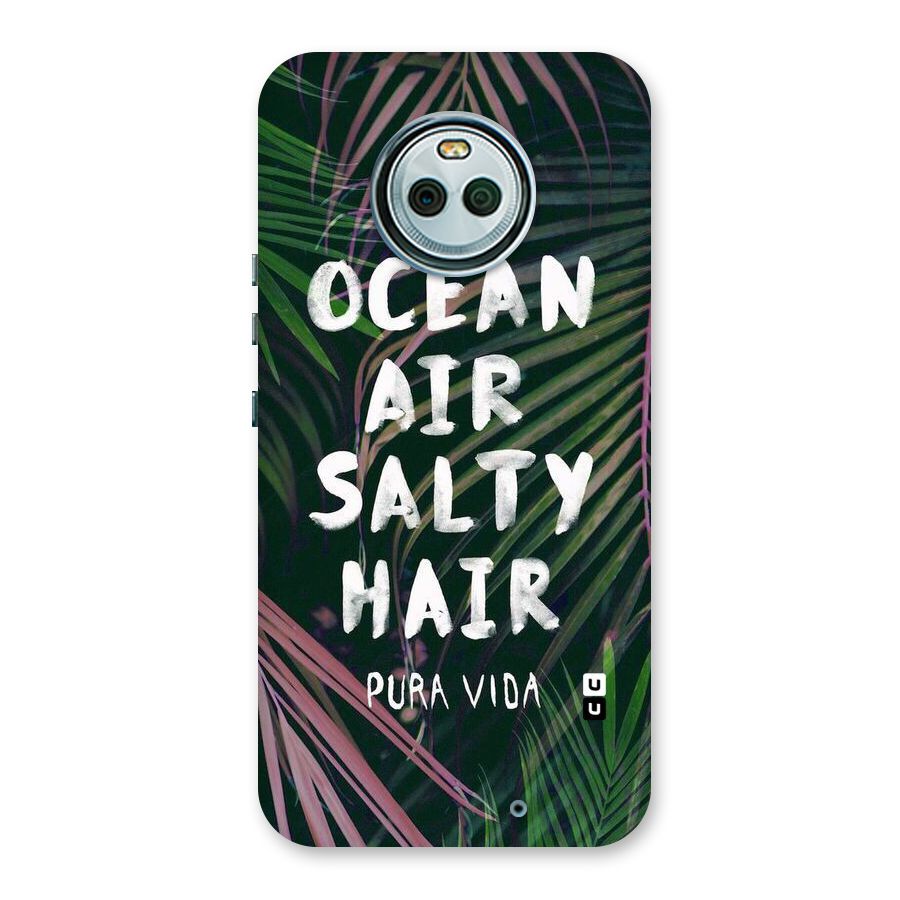 Salty Hair Back Case for Moto X4