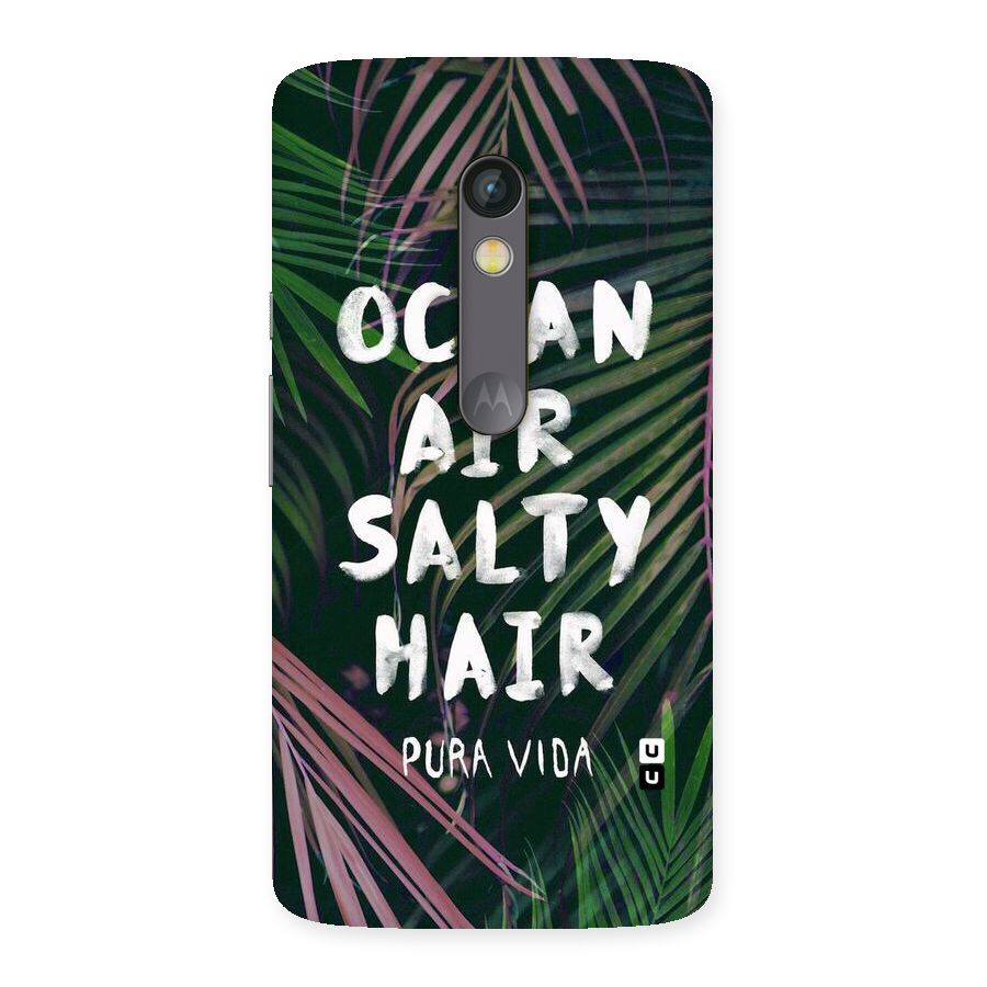 Salty Hair Back Case for Moto X Play