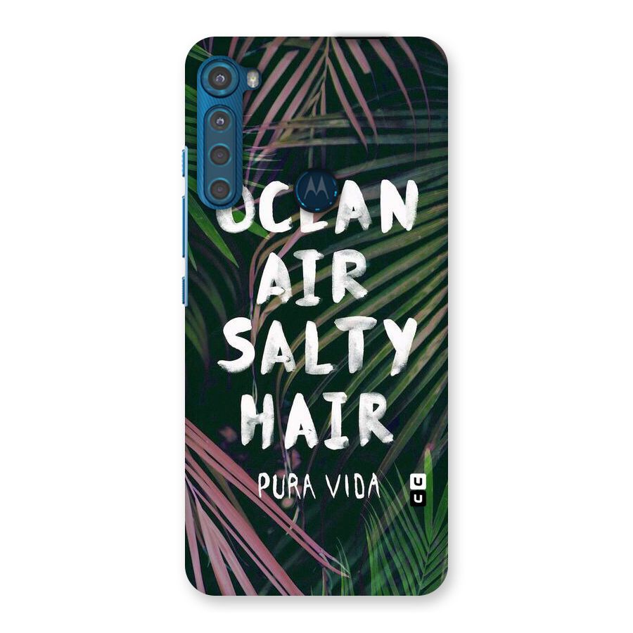 Salty Hair Back Case for Motorola One Fusion Plus