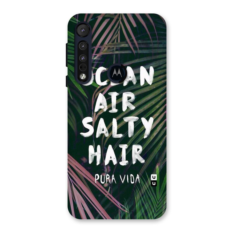 Salty Hair Back Case for Motorola One Macro
