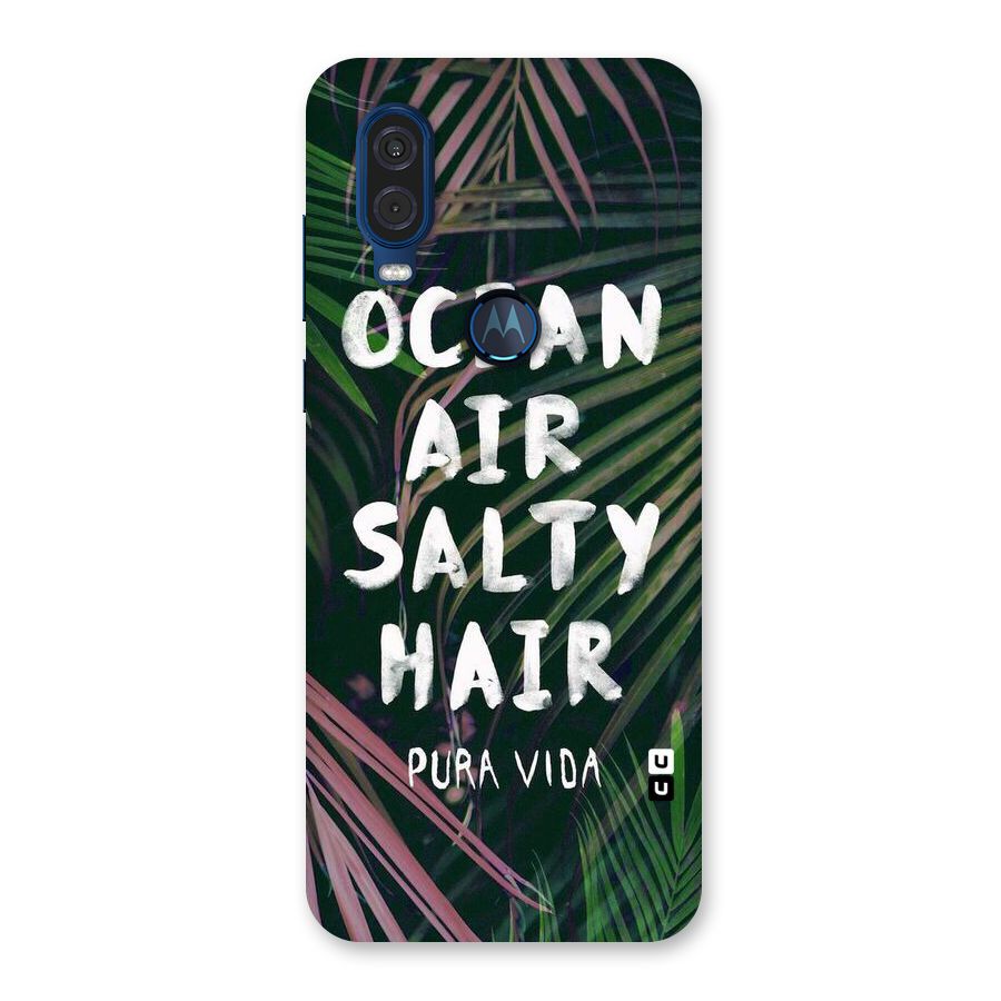 Salty Hair Back Case for Motorola One Vision