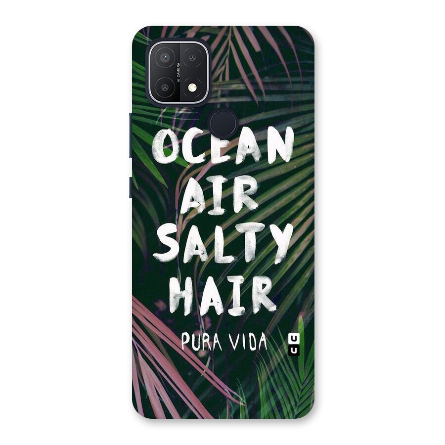 Salty Hair Back Case for Oppo A15s
