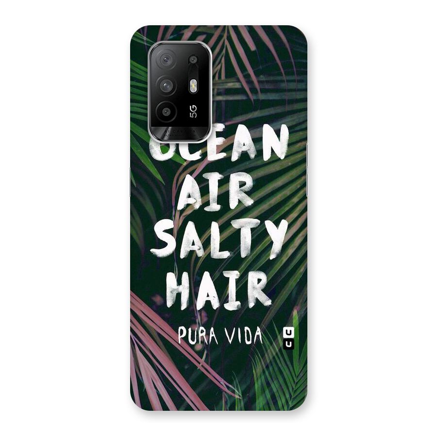 Salty Hair Back Case for Oppo F19 Pro Plus 5G