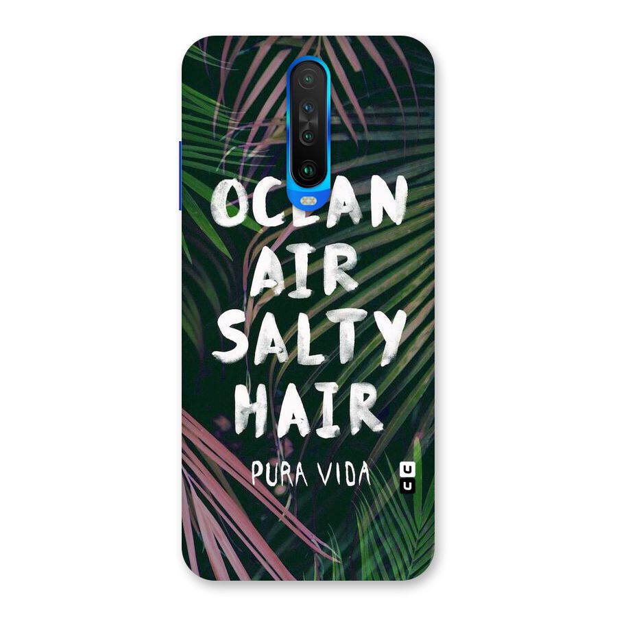 Salty Hair Back Case for Poco X2