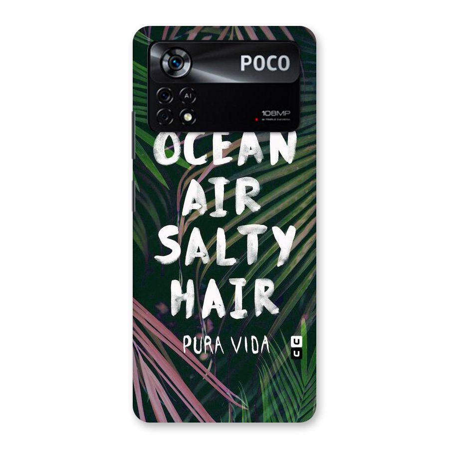 Salty Hair Back Case for Poco X4 Pro 5G