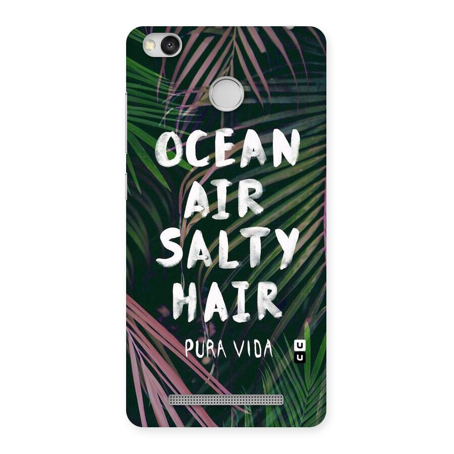 Salty Hair Back Case for Redmi 3S Prime
