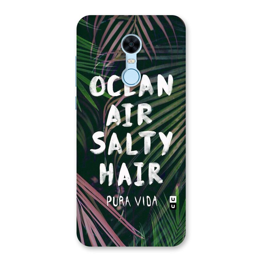 Salty Hair Back Case for Redmi Note 5