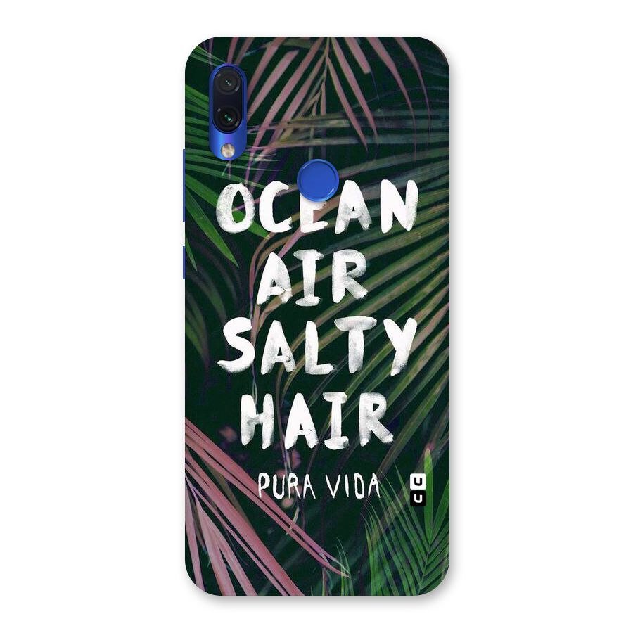Salty Hair Back Case for Redmi Note 7