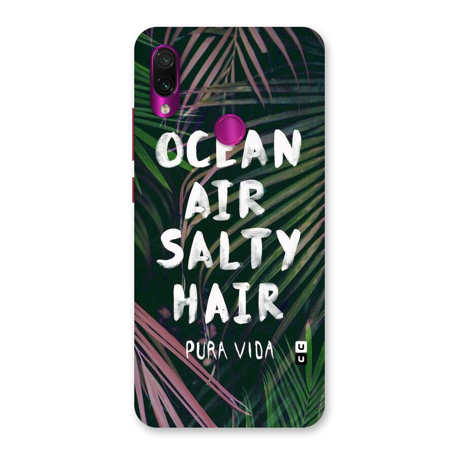 Salty Hair Back Case for Redmi Note 7 Pro