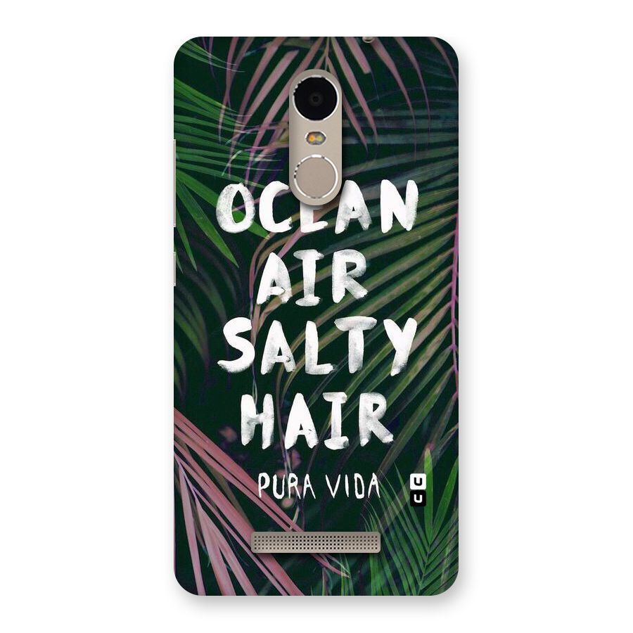 Salty Hair Back Case for Xiaomi Redmi Note 3