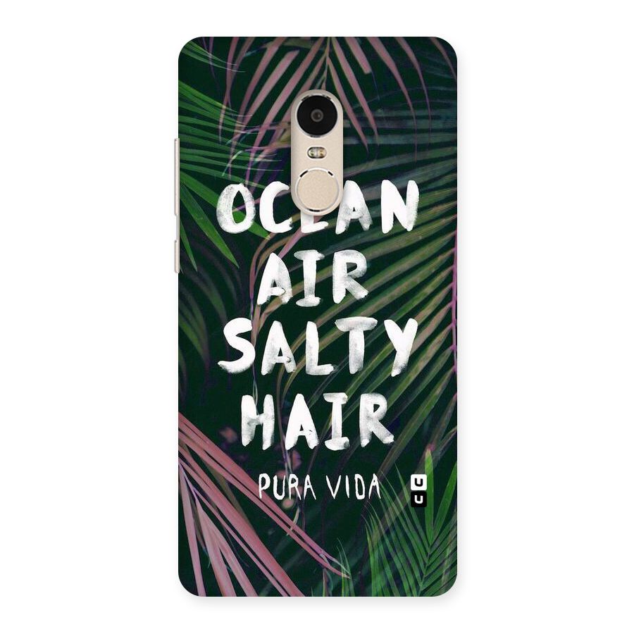 Salty Hair Back Case for Xiaomi Redmi Note 4