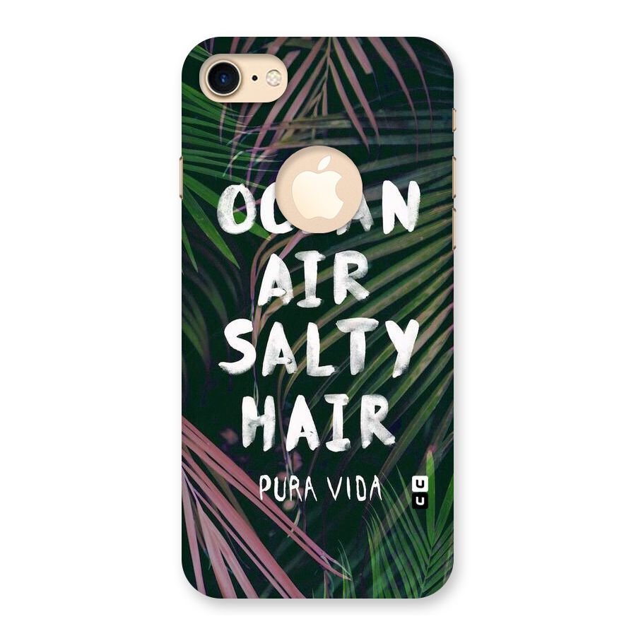 Salty Hair Back Case for iPhone 7 Logo Cut