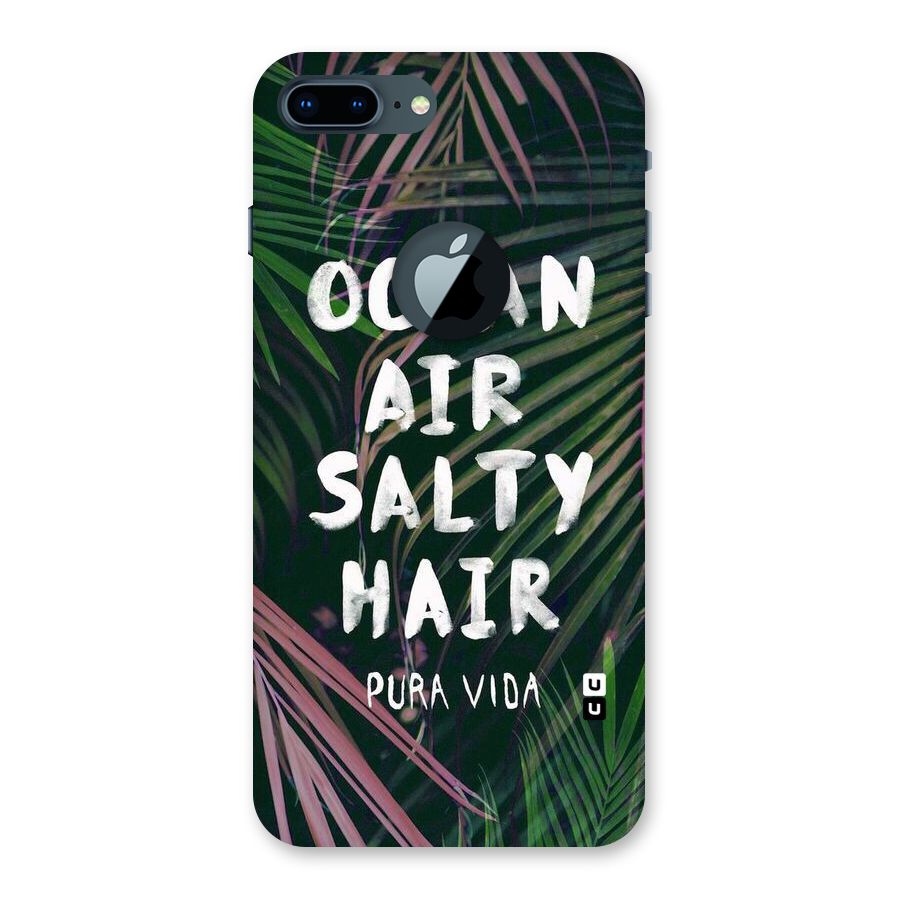Salty Hair Back Case for iPhone 7 Plus Logo Cut