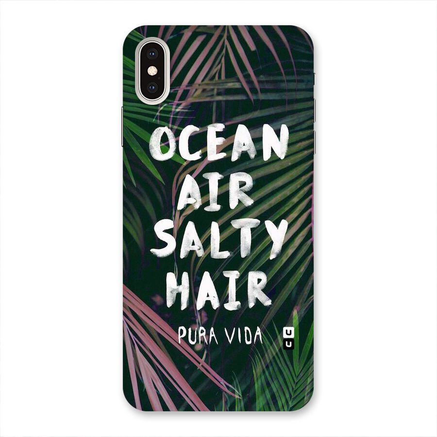 Salty Hair Back Case for iPhone XS Max