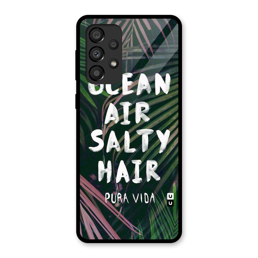 Salty Hair Glass Back Case for Galaxy A33 5G