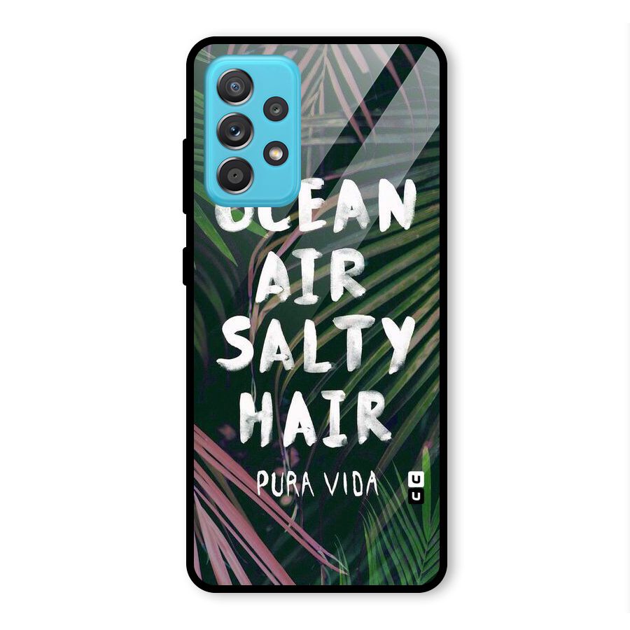 Salty Hair Glass Back Case for Galaxy A52