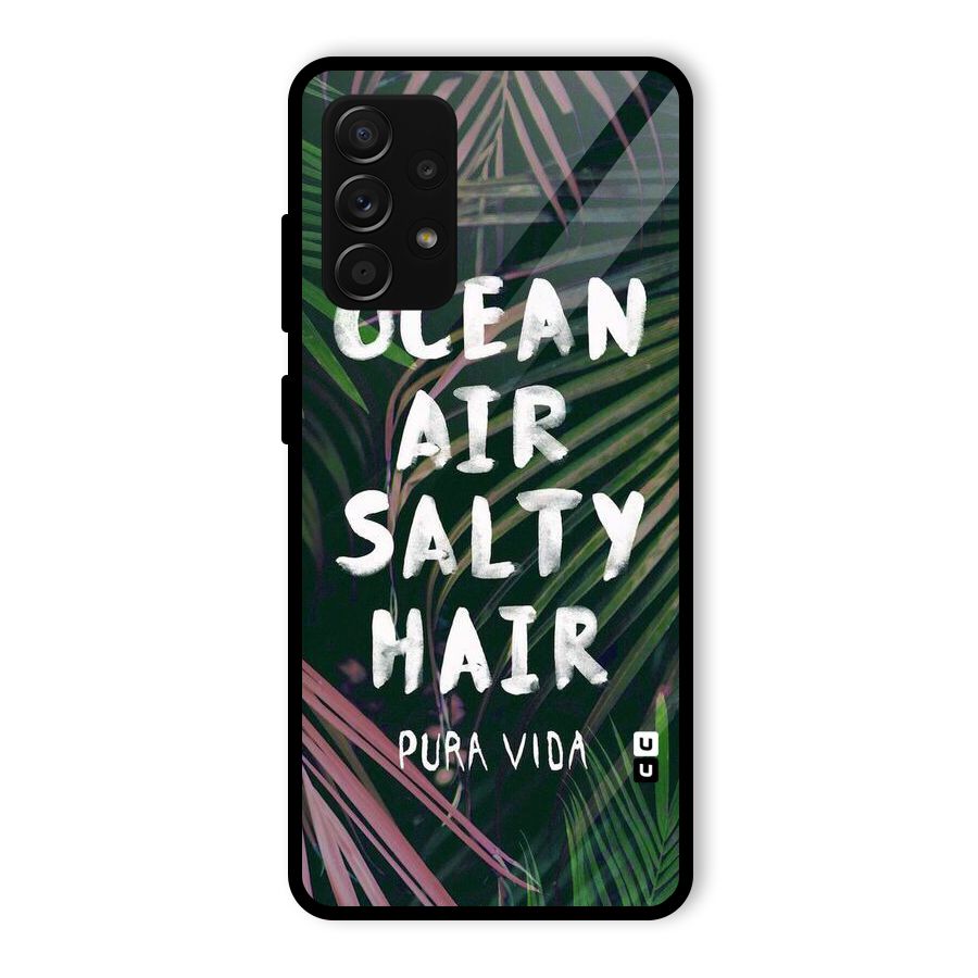 Salty Hair Glass Back Case for Galaxy A53 5G