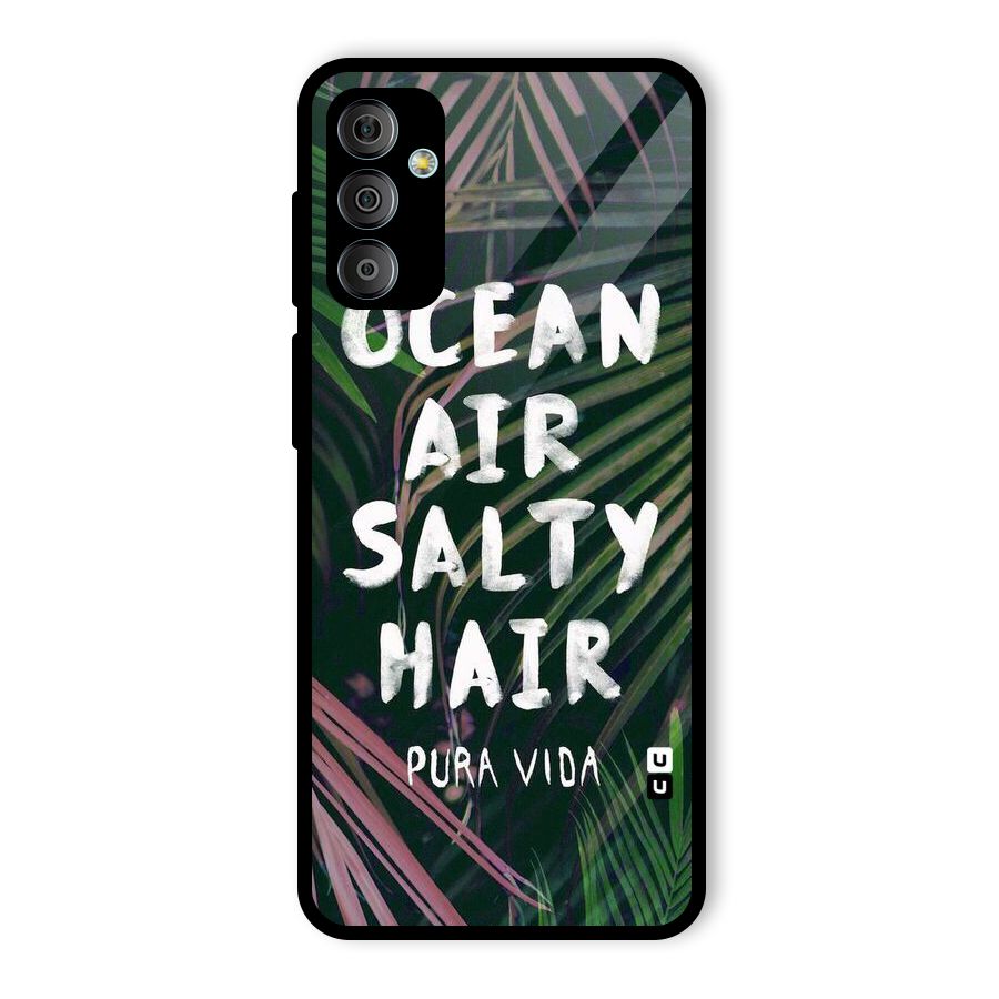 Salty Hair Glass Back Case for Galaxy F23
