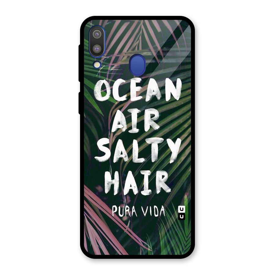 Salty Hair Glass Back Case for Galaxy M20