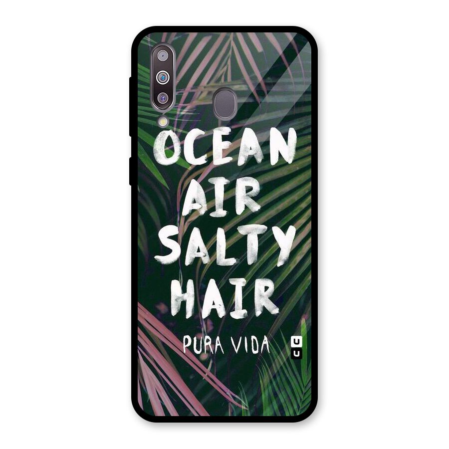 Salty Hair Glass Back Case for Galaxy M30