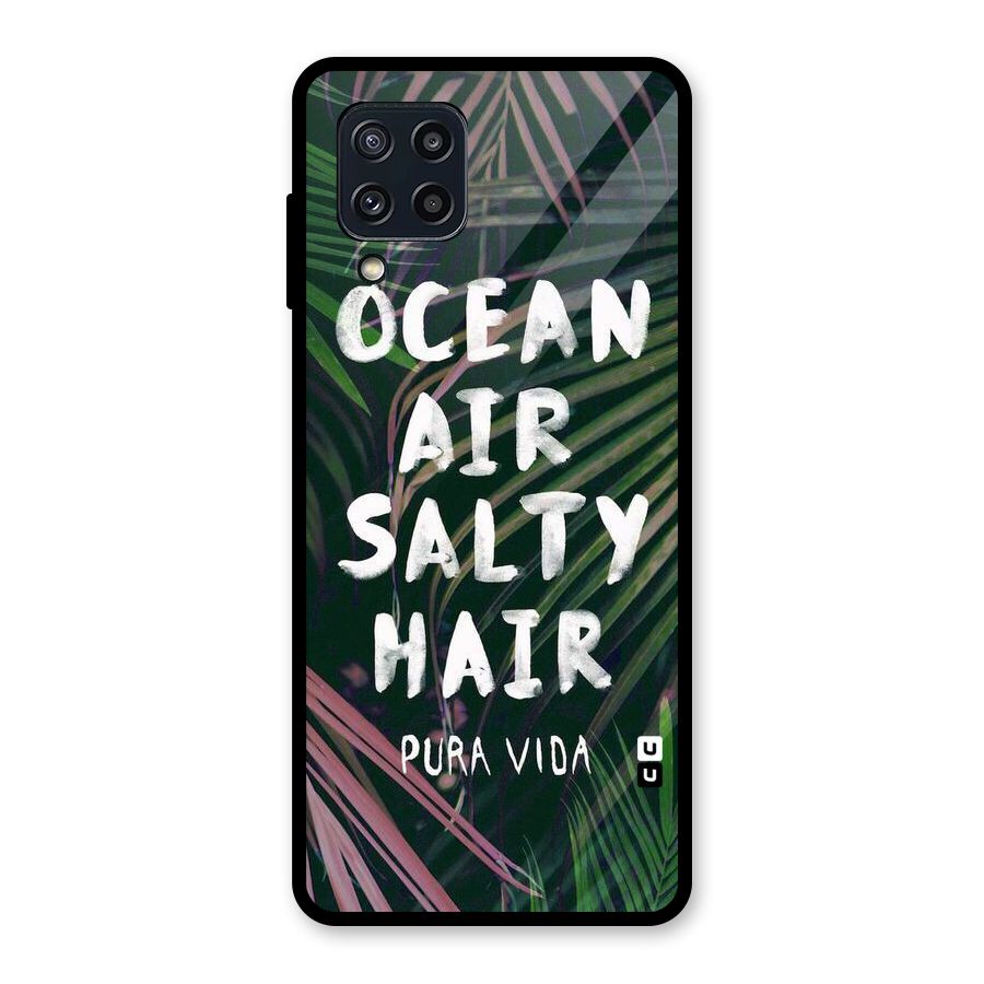 Salty Hair Glass Back Case for Galaxy M32