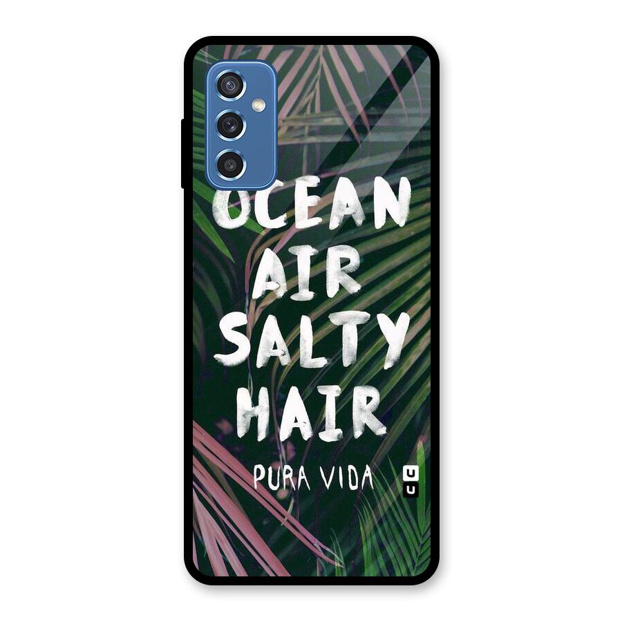 Salty Hair Glass Back Case for Galaxy M52 5G