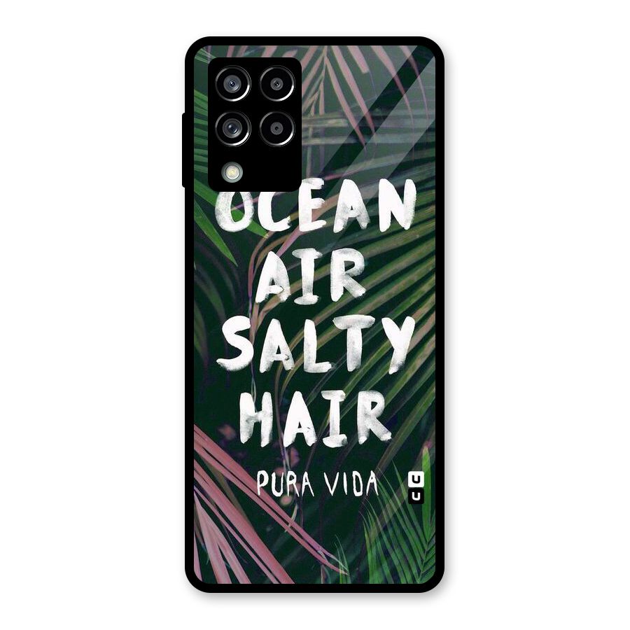 Salty Hair Glass Back Case for Galaxy M53 5G