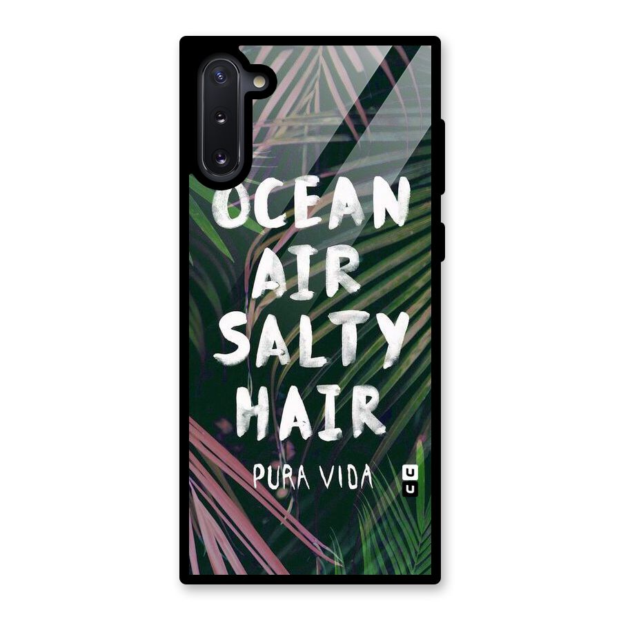 Salty Hair Glass Back Case for Galaxy Note 10