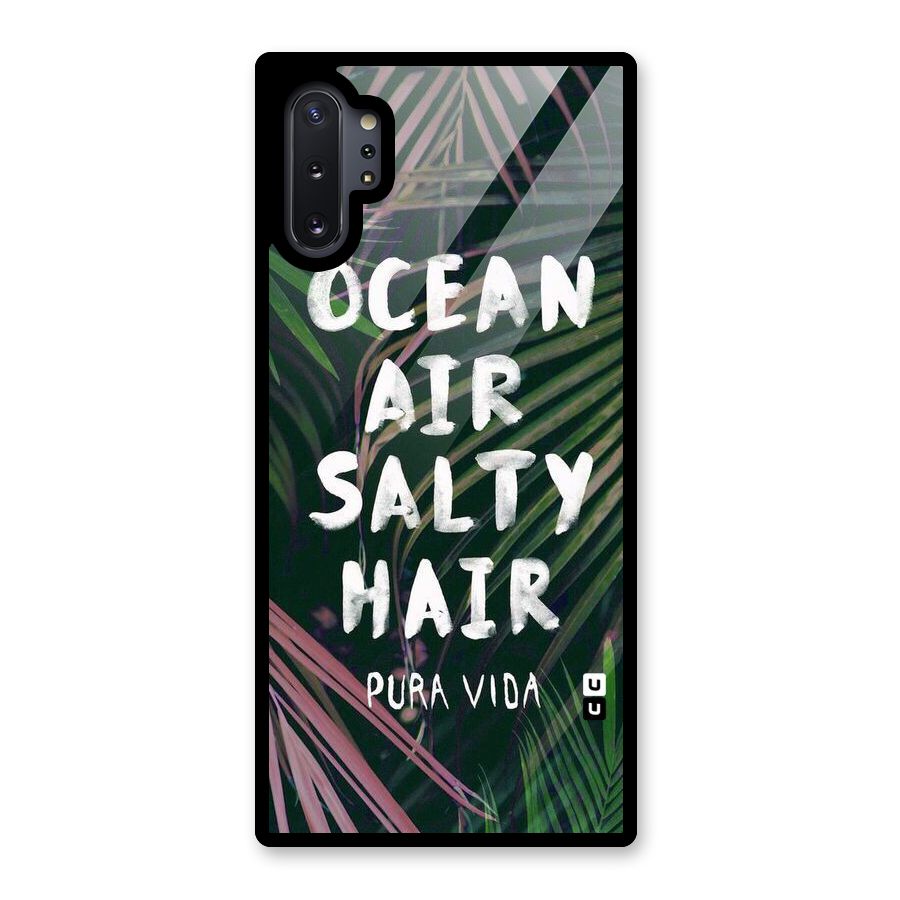 Salty Hair Glass Back Case for Galaxy Note 10 Plus