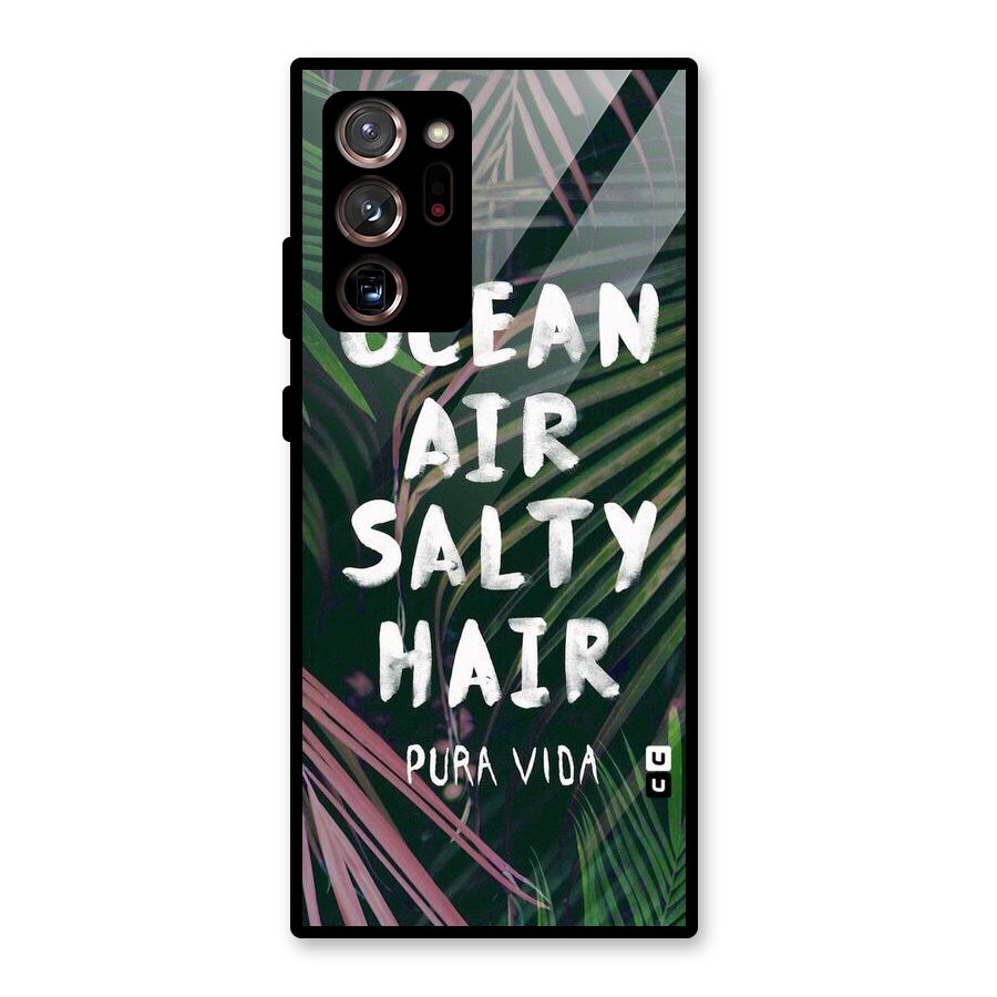 Salty Hair Glass Back Case for Galaxy Note 20 Ultra