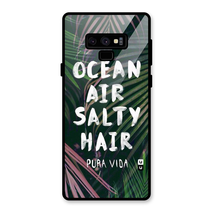 Salty Hair Glass Back Case for Galaxy Note 9