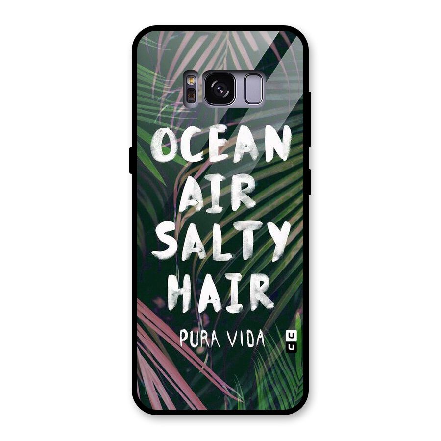 Salty Hair Glass Back Case for Galaxy S8