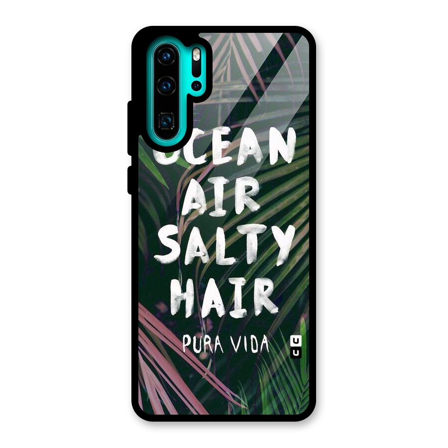Salty Hair Glass Back Case for Huawei P30 Pro