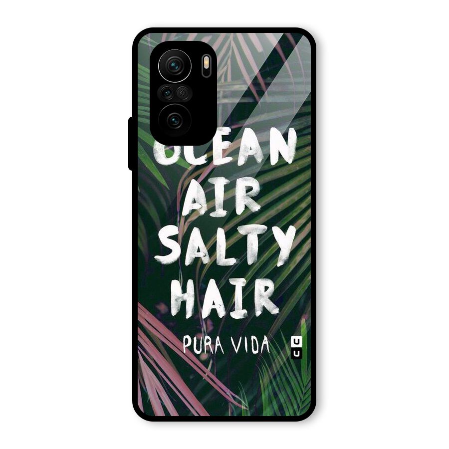 Salty Hair Glass Back Case for Mi 11x
