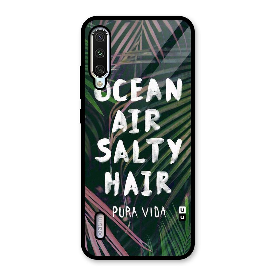 Salty Hair Glass Back Case for Mi A3