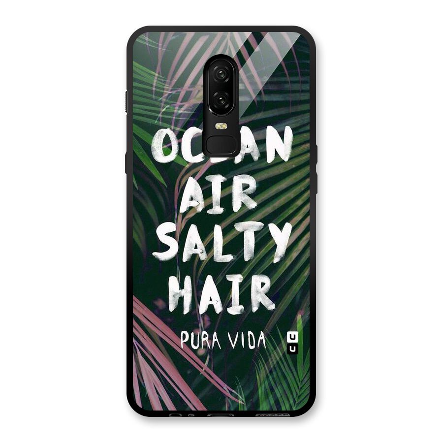 Salty Hair Glass Back Case for OnePlus 6