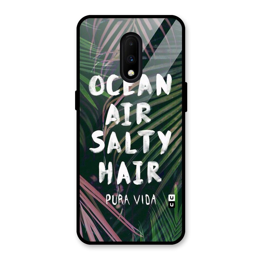 Salty Hair Glass Back Case for OnePlus 7