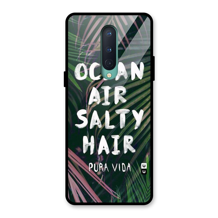 Salty Hair Glass Back Case for OnePlus 8