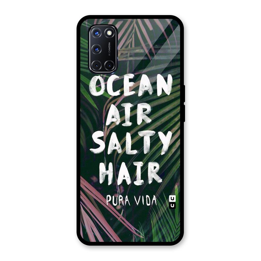 Salty Hair Glass Back Case for Oppo A52