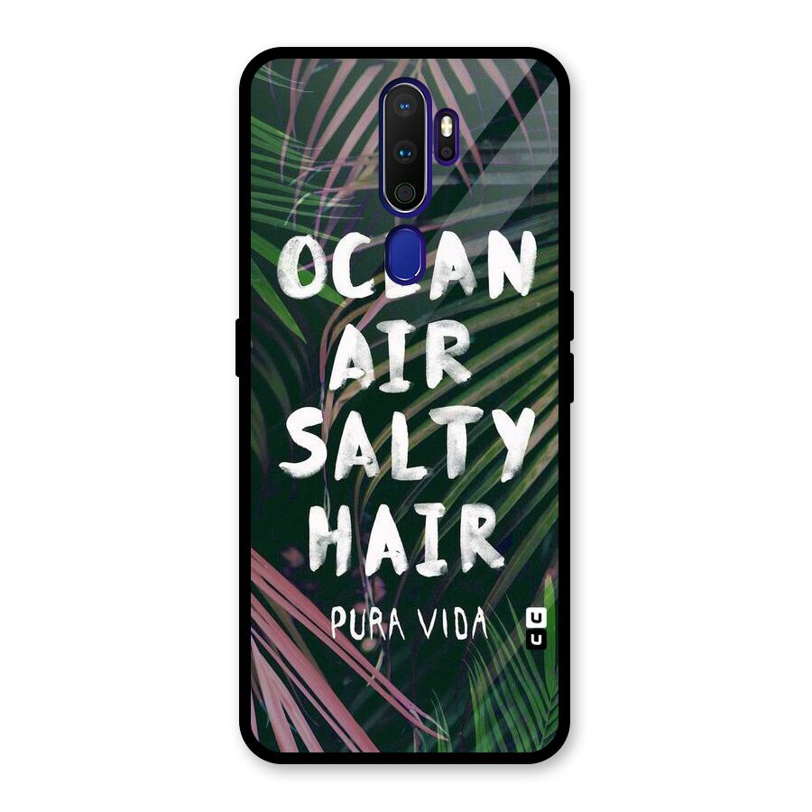 Salty Hair Glass Back Case for Oppo A9 (2020)