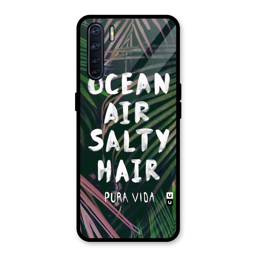 Salty Hair Glass Back Case for Oppo F15
