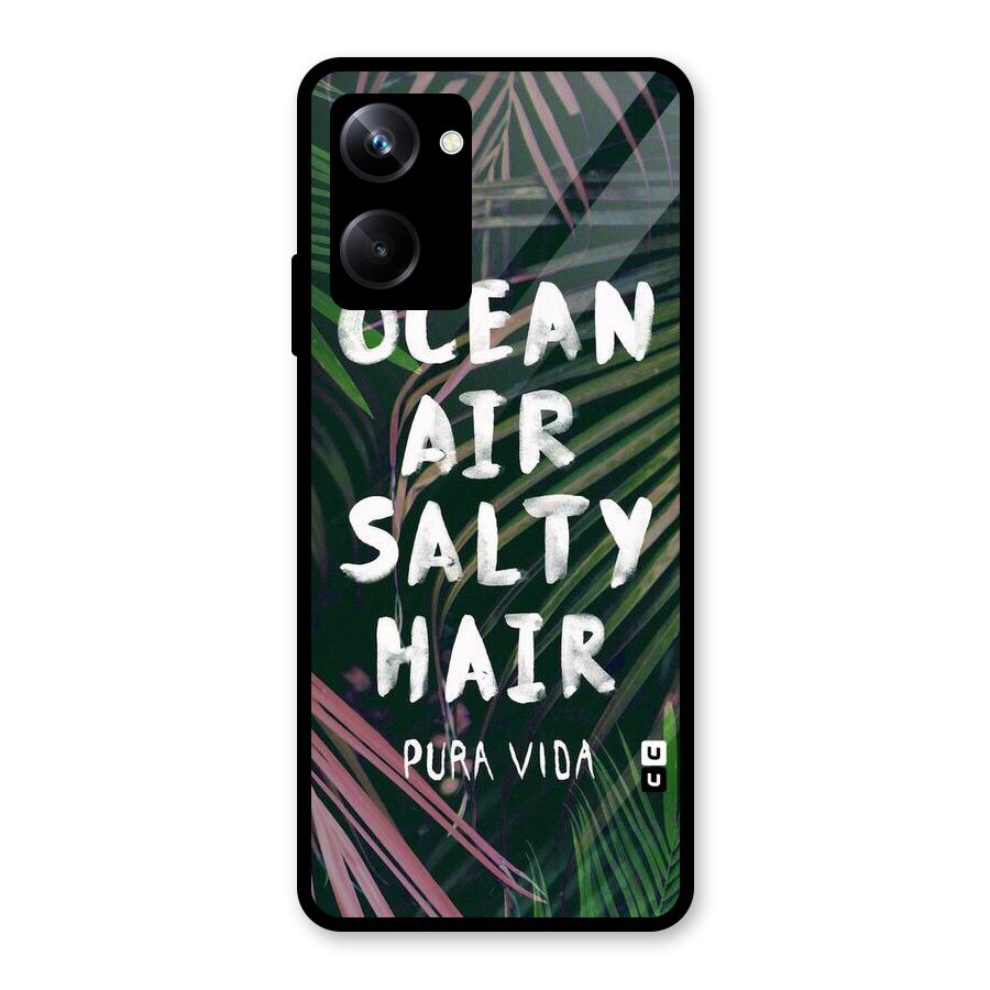 Salty Hair Glass Back Case for Realme 10 Pro