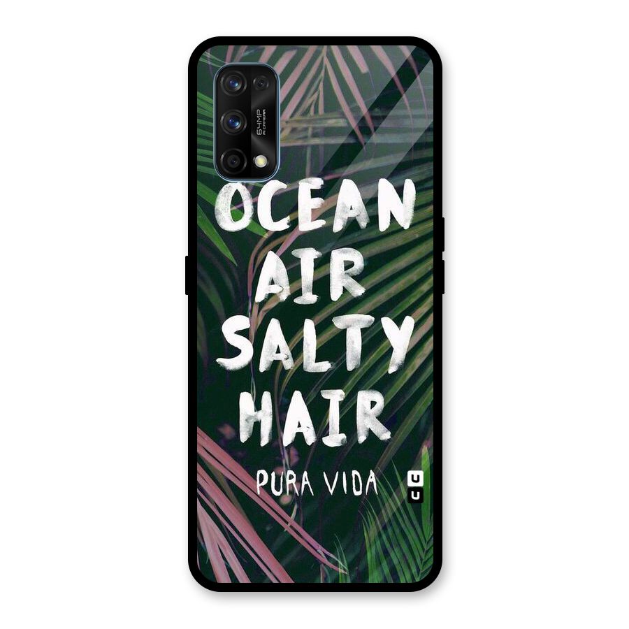 Salty Hair Glass Back Case for Realme 7 Pro