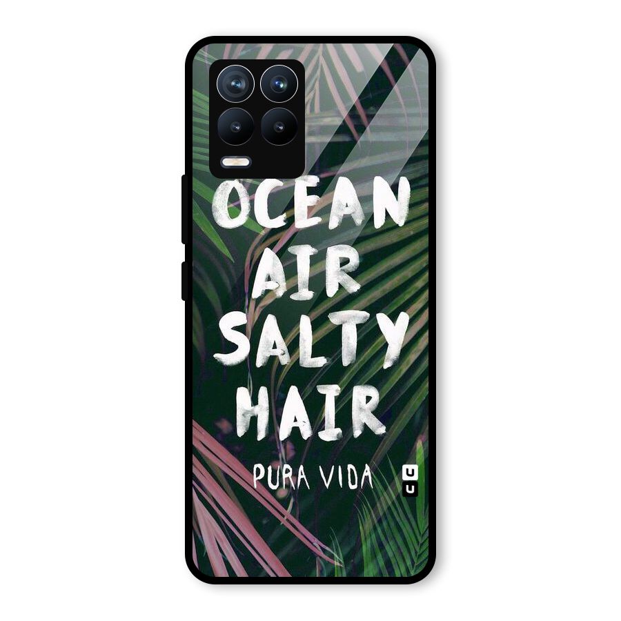 Salty Hair Glass Back Case for Realme 8