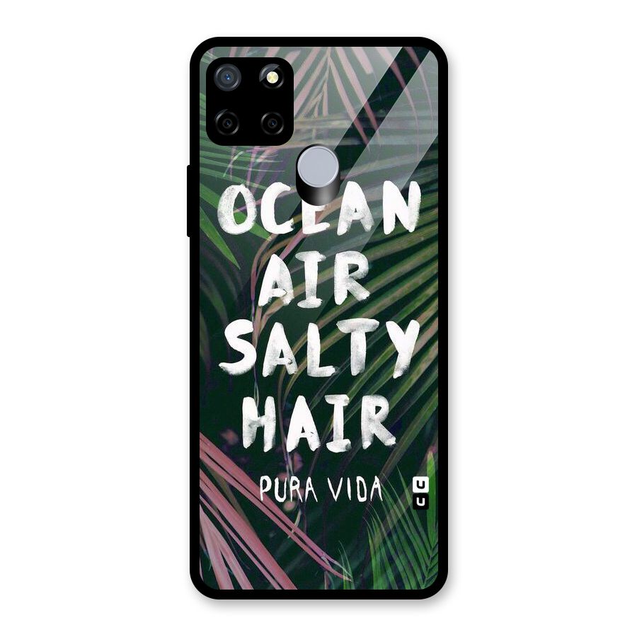 Salty Hair Glass Back Case for Realme C15